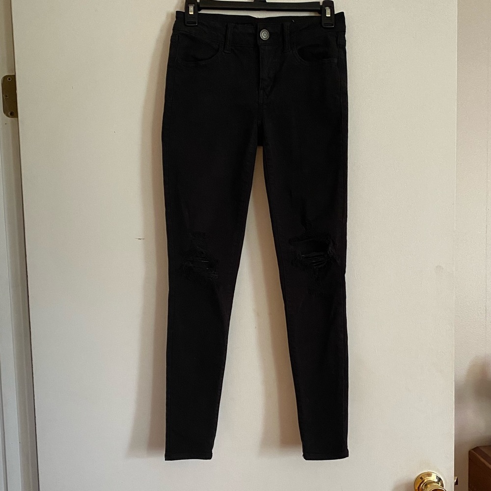 Black American Eagle Jegging